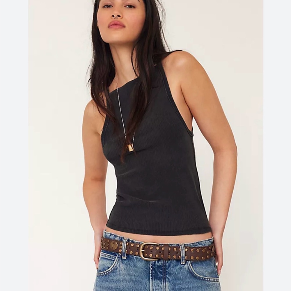 Free People Black Tank Top